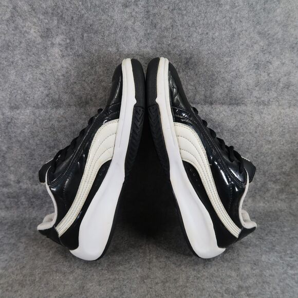 Puma Shoes Mens 9 Casual Sneakers Court Trainer Athletic Black White Comfort Gym main image 5